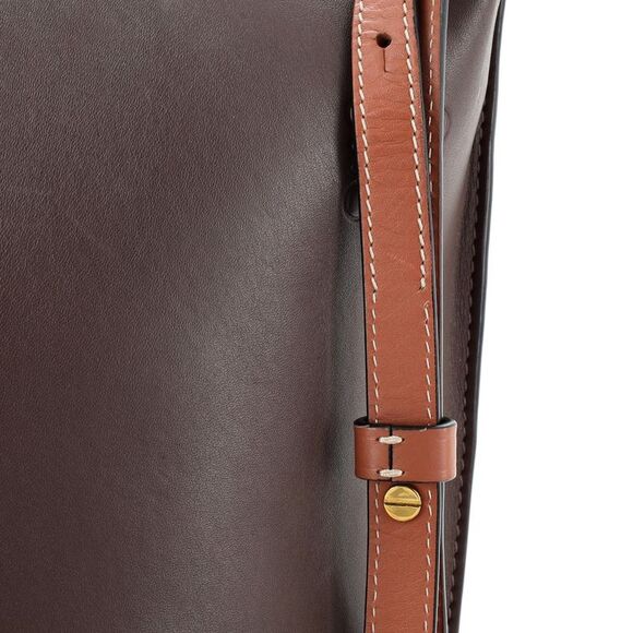 Loewe Gate Bucket Bag Leather Medium Brown - Picture 10 of 12